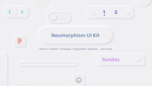 Minimal Neumorphism UI Kit Figma