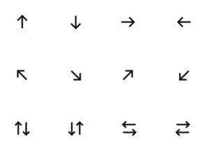 40 Arrow Icons Figma