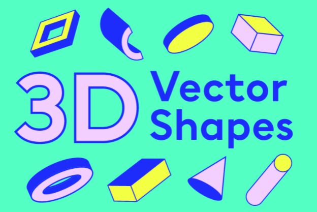 Simple 3D Vector Shapes Pack