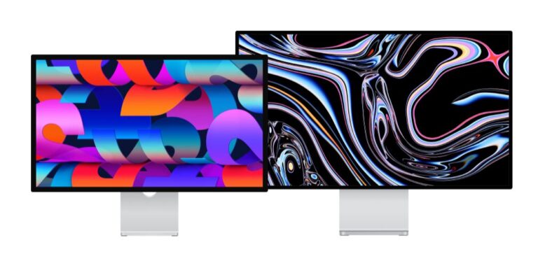 Apple Studio Display And Apple Pro Display XDR Mockups