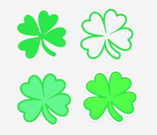 Saint Patrick's Day Shamrock Icons Figma