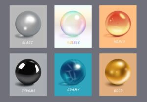 6 Glossy Orbs Figma