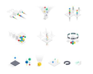 3D Geometric Elements And Illustrations Figma