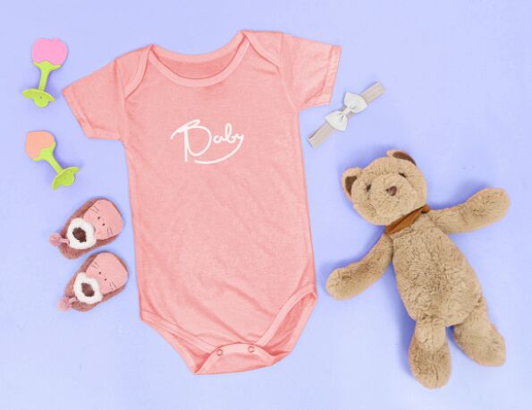 Baby T-shirt PSD Mockup