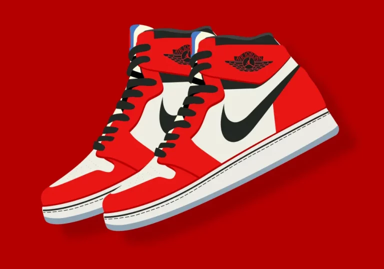 Air Jordan 1 Retro High OG Spider-Man Mockup Figma