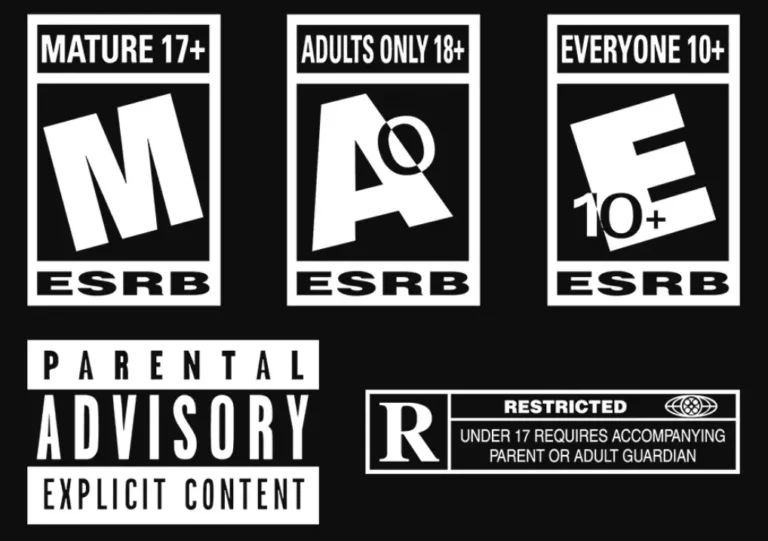 Entertainment Software Rating Board Logo Template PSD