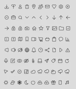 80 Essentail Icons Pack Figma