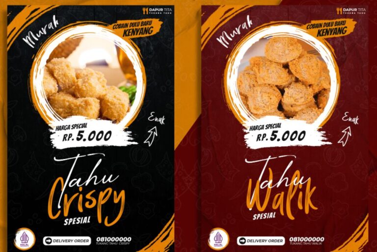 Restaurant Menu Flyer Template PSD