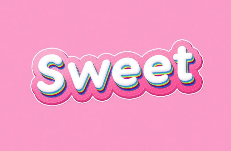 Sweet Text Effect PSD