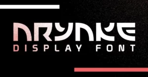 ARYAKE Display Font