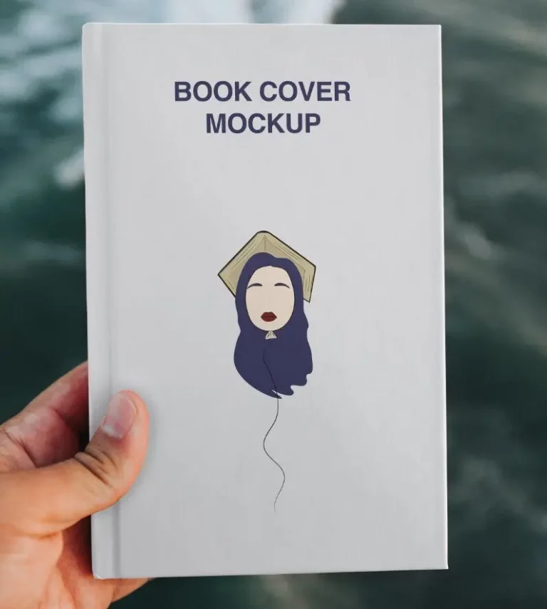 Minimal Hard Cover Book PSD Template