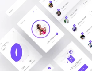 Fitness Dashboard UI Kit Figma