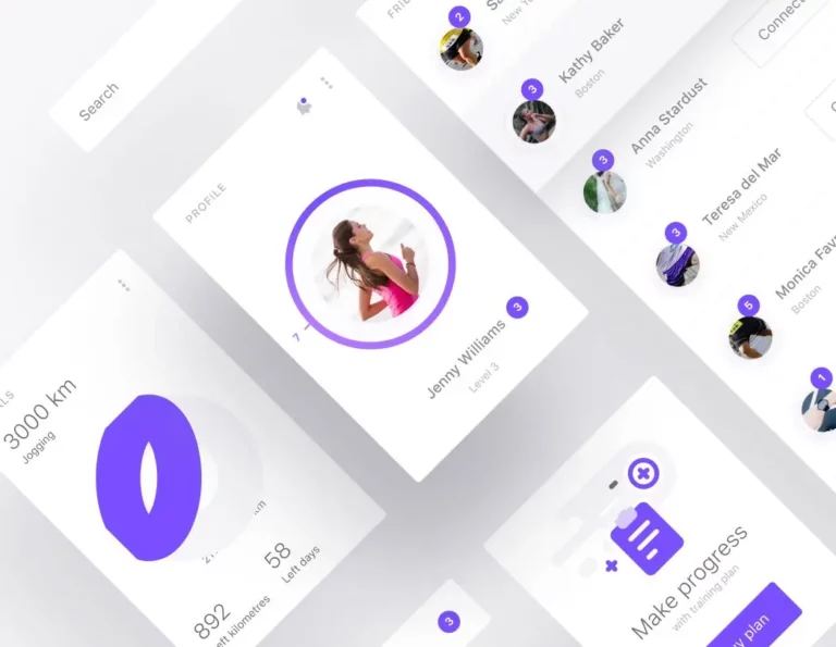 Fitness Dashboard UI Kit Figma