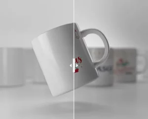 Two 3D Mug PSD Mockups