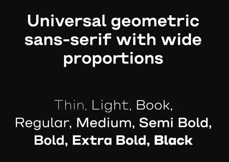 Steppe Sans Serif Font
