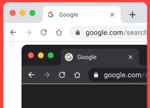 Google Chrome Desktop Browser UI Kit
