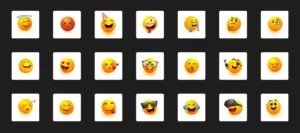 21 Editable Scalable Emoji Illustrations