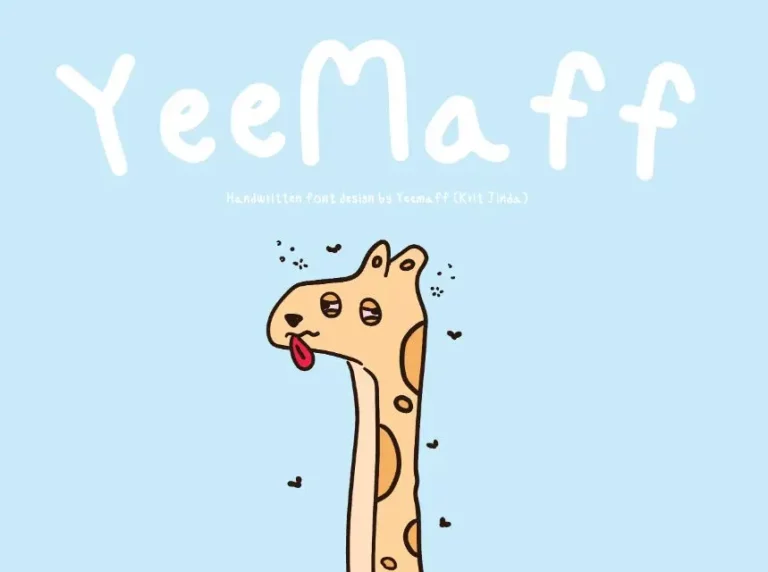 YeeMaff Adorable Handrawn Font