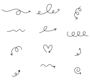 55 Hand Drawn Vector Arrows