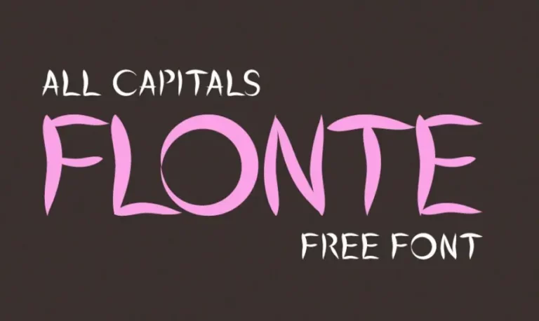 Flonte Capital Font