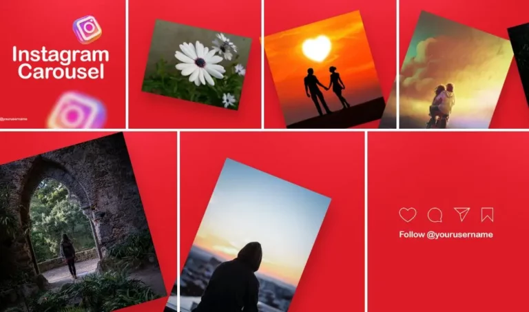 Instagram Carousel Design Template PSD