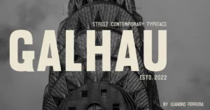 Galhau Display Font