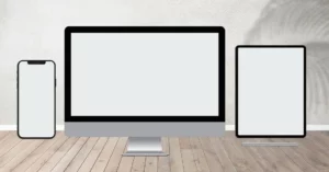 Blank Apple Devices Mockup PSD