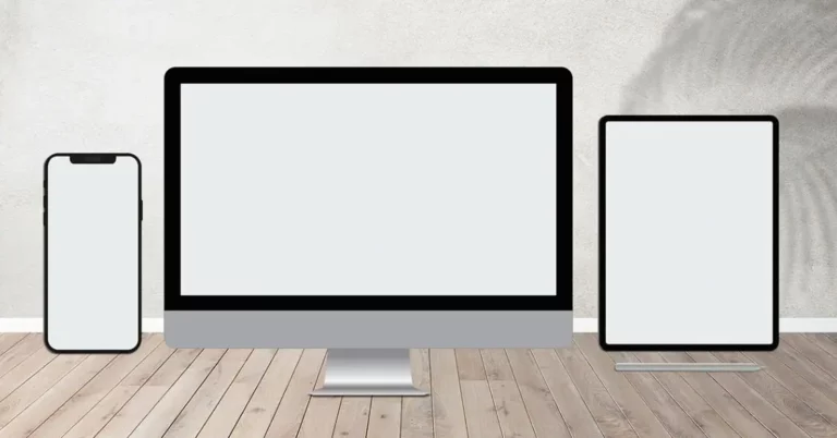 Blank Apple Devices Mockup PSD