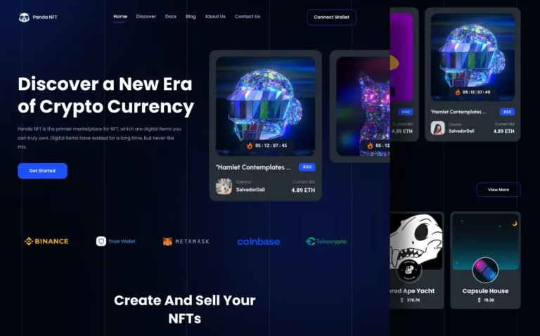 Panda NFT UI Kit Figma