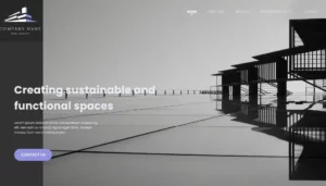 Architecture Portfolio Website Template Adobe XD