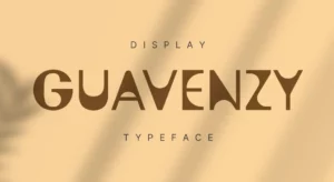 Guavenzy Display Font