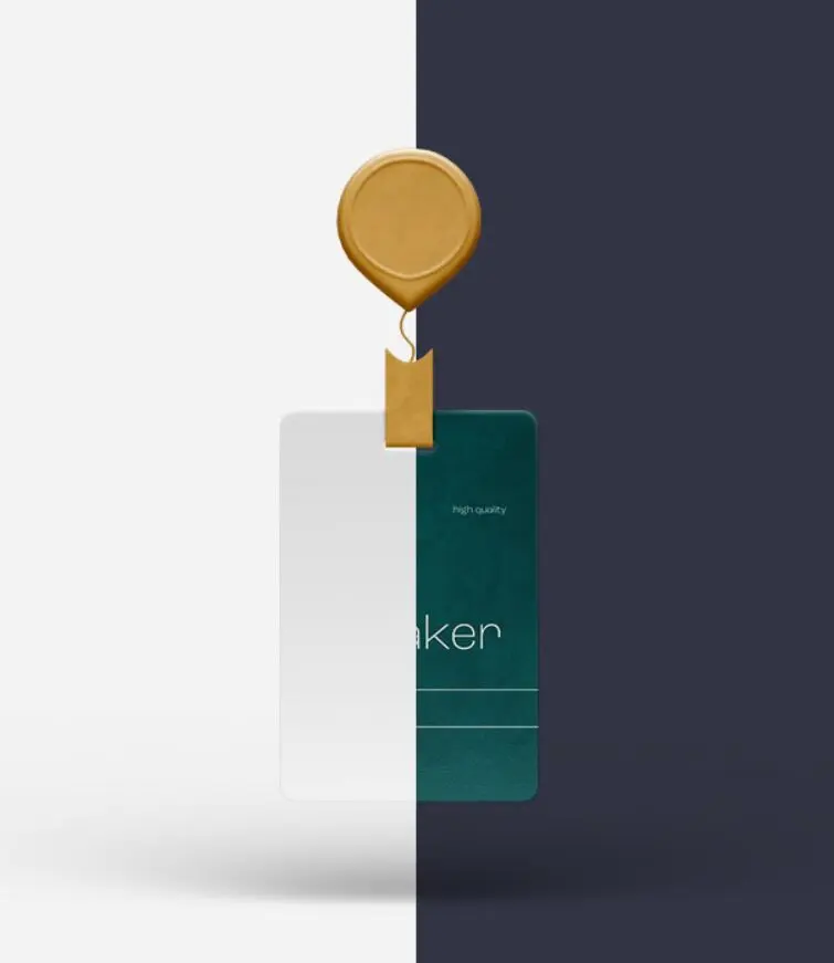 ID Badge Holder PSD Mockup