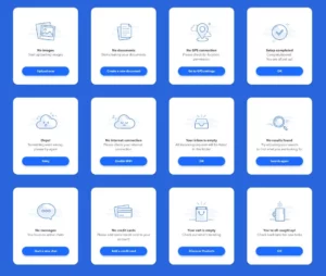 12 Empty States Icons For Figma