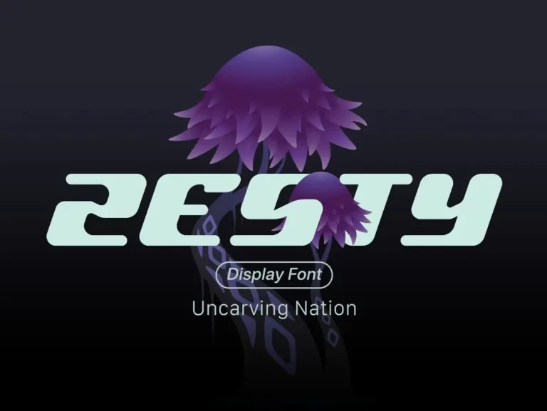 Zesty Display Font