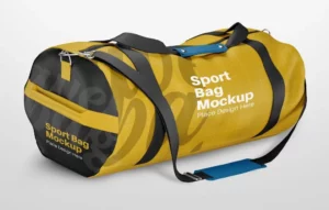 High Quality Sport Bag PSD Mockups