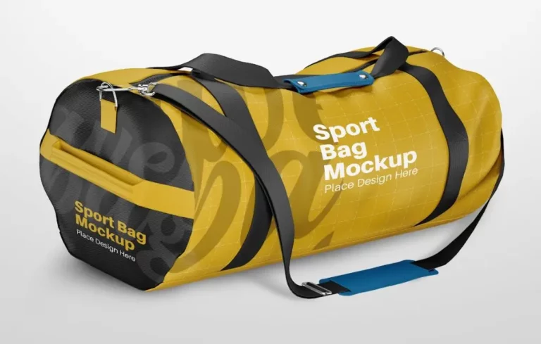 High Quality Sport Bag PSD Mockups