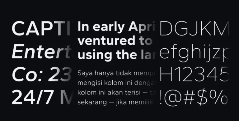 Gantari Font