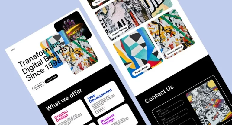 Portfolio Website UI Design Figma