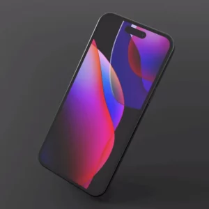 Floating iPhone 14 Pro PSD Mockup