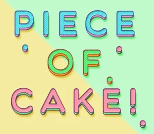 Piece of Cake Photoshop Text Effect