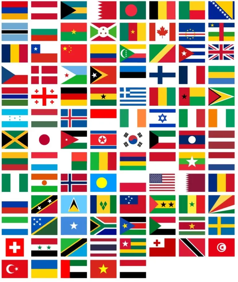 100+ National Flags Figma