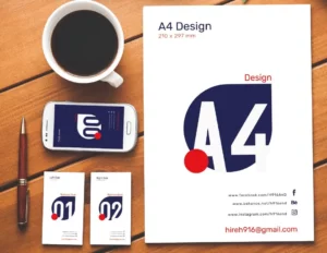 Branding A4 Mockup PSD