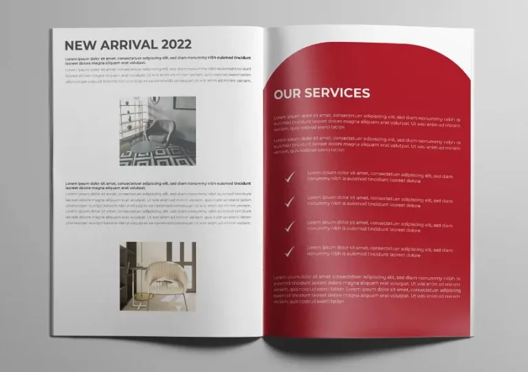 Sleek Brochure Company Profile Template PSD