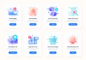 8 Empty State Illustrations