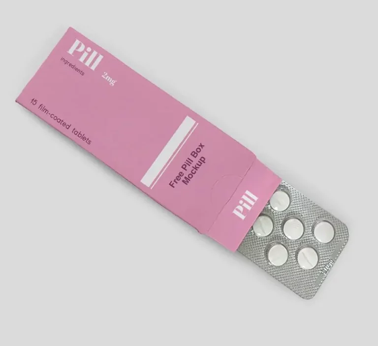 Medicine Packaging Box PSD Mockup