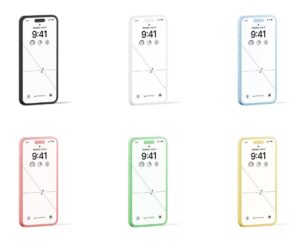 Clay iPhone 14 Pro Mockup (6 Colors)
