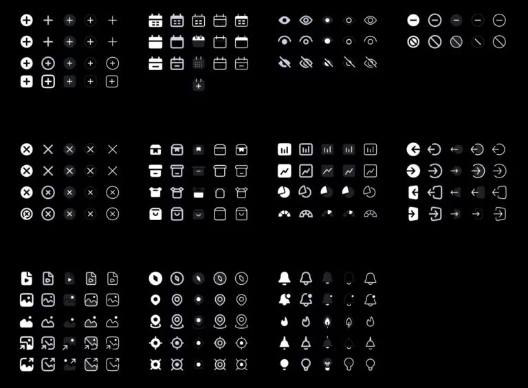 1200+ Open Source UI Icons