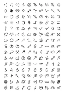 150 Notion-style Scribbles Figma