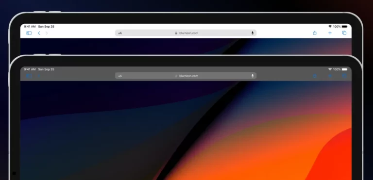 Safari On iPadOS UI Design
