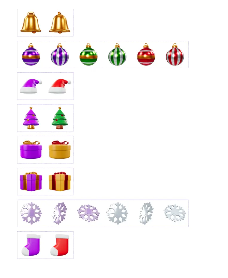 8 Christmas Assets
